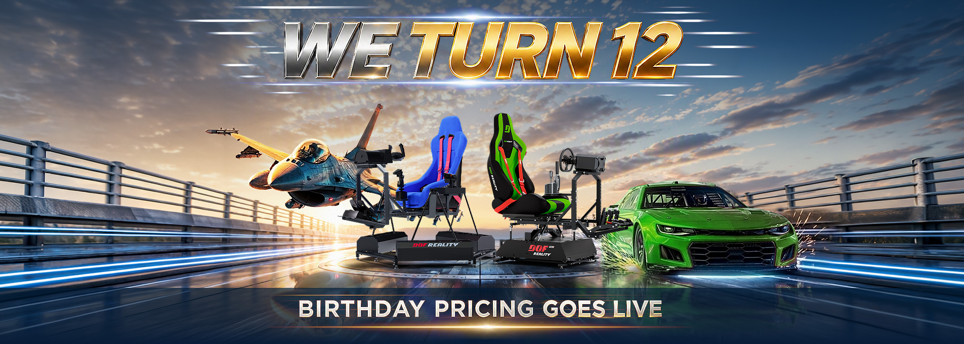 We Turn 12! Sign up now and get our biggest birthday discounts!