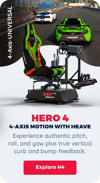 Motion Racing Rig - 4-Axis HERO (H4) with SFU