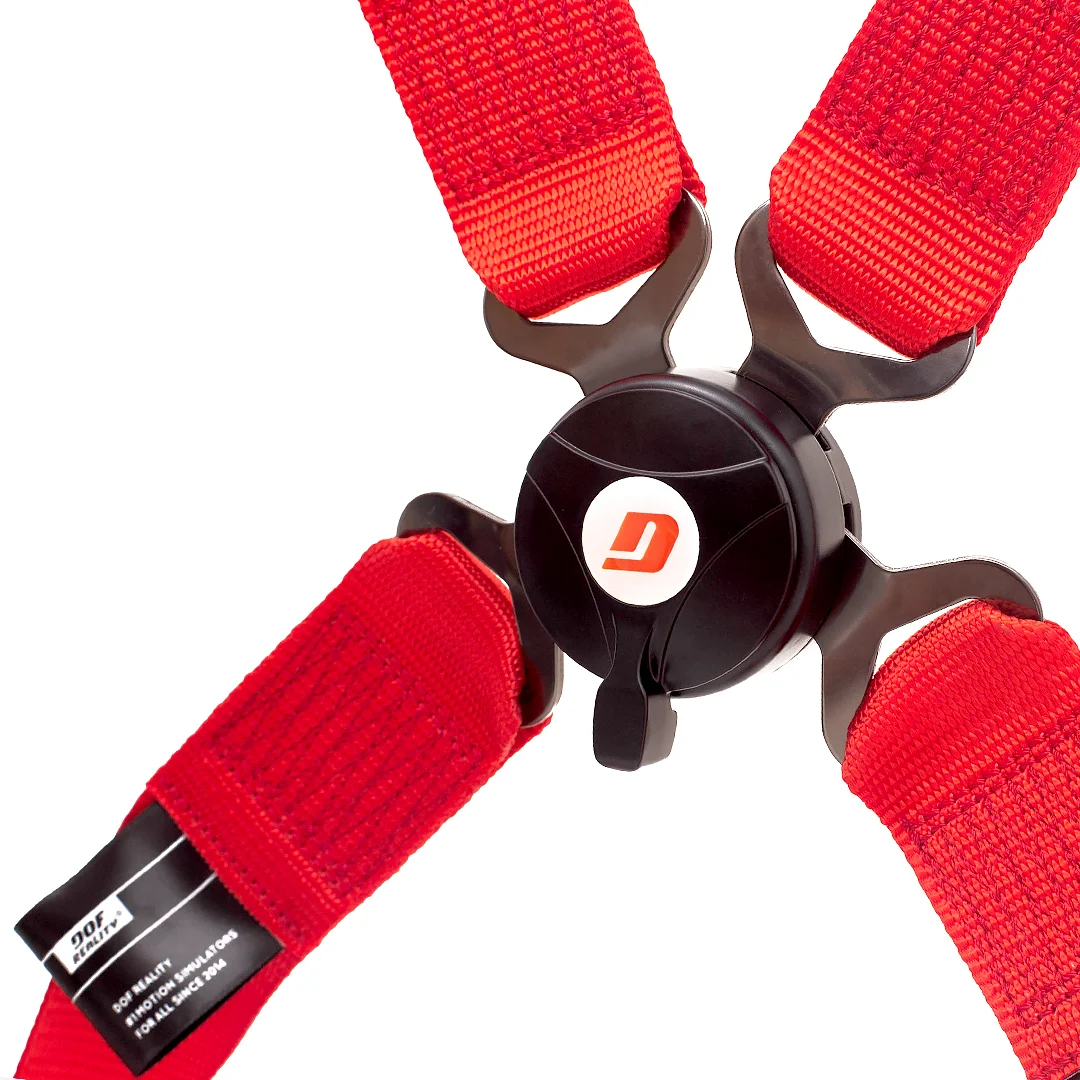 DOF Reality 4-point Harness (Red)