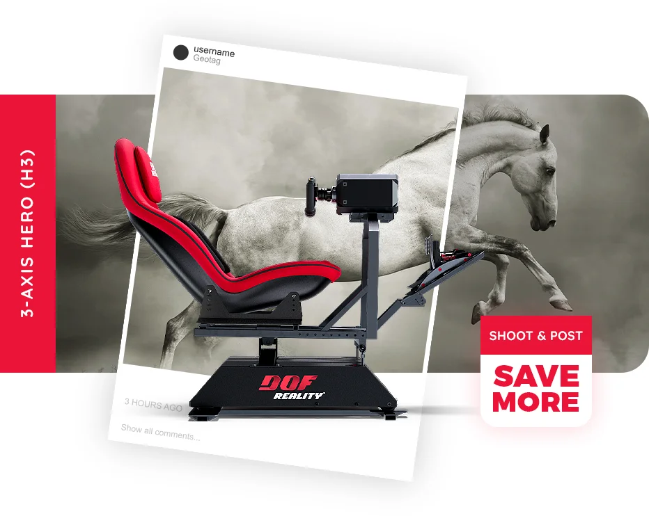 H3 - DOF Reality - Motion Simulator