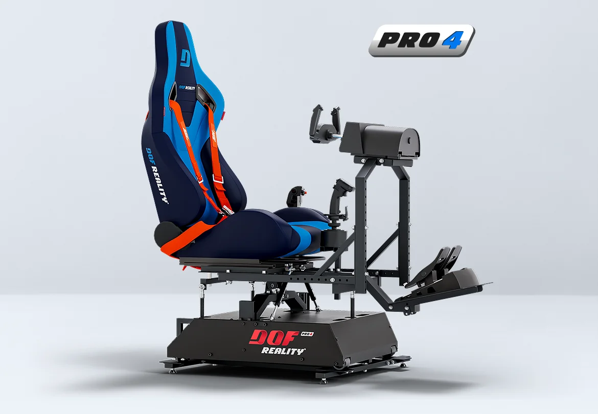 Motion Flight Sim - 4-Axis PRO (P4) with SFU and Xtra Smooth Gearing