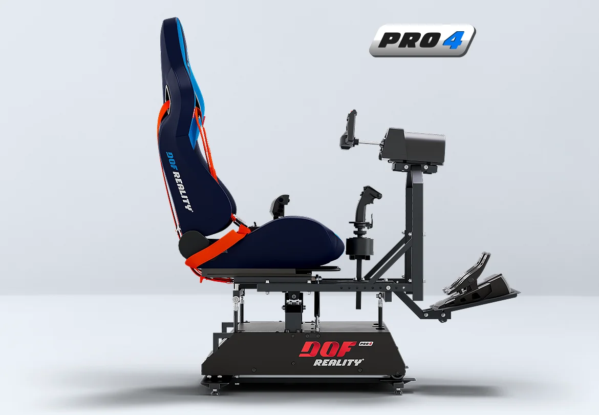 Motion Flight Sim - 4-Axis PRO (P4) with SFU and Xtra Smooth Gearing