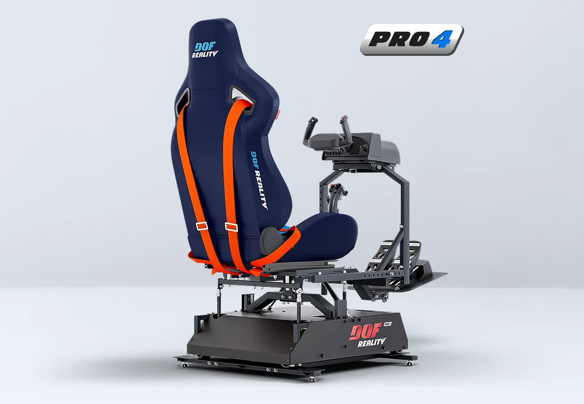 Motion Flight Sim - 4-Axis PRO (P4) with SFU and Xtra Smooth Gearing