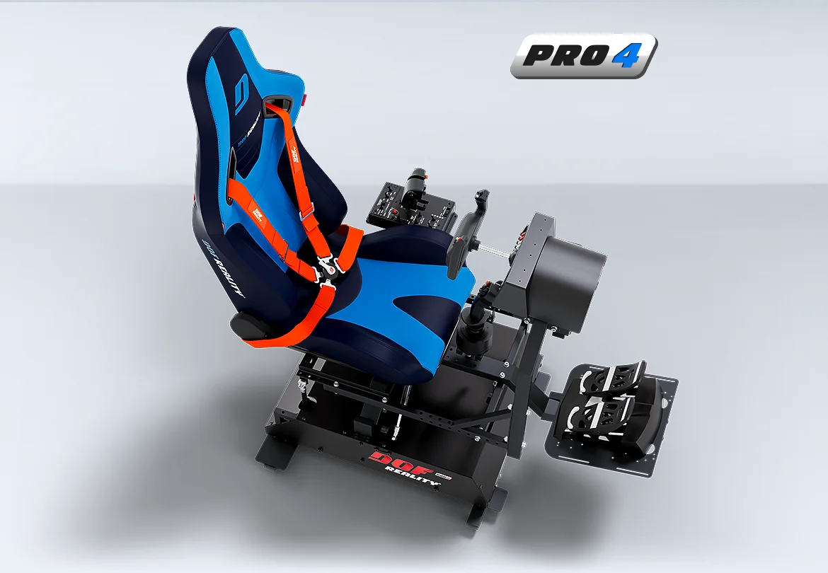 Motion Flight Sim - 4-Axis PRO (P4) with SFU and Xtra Smooth Gearing