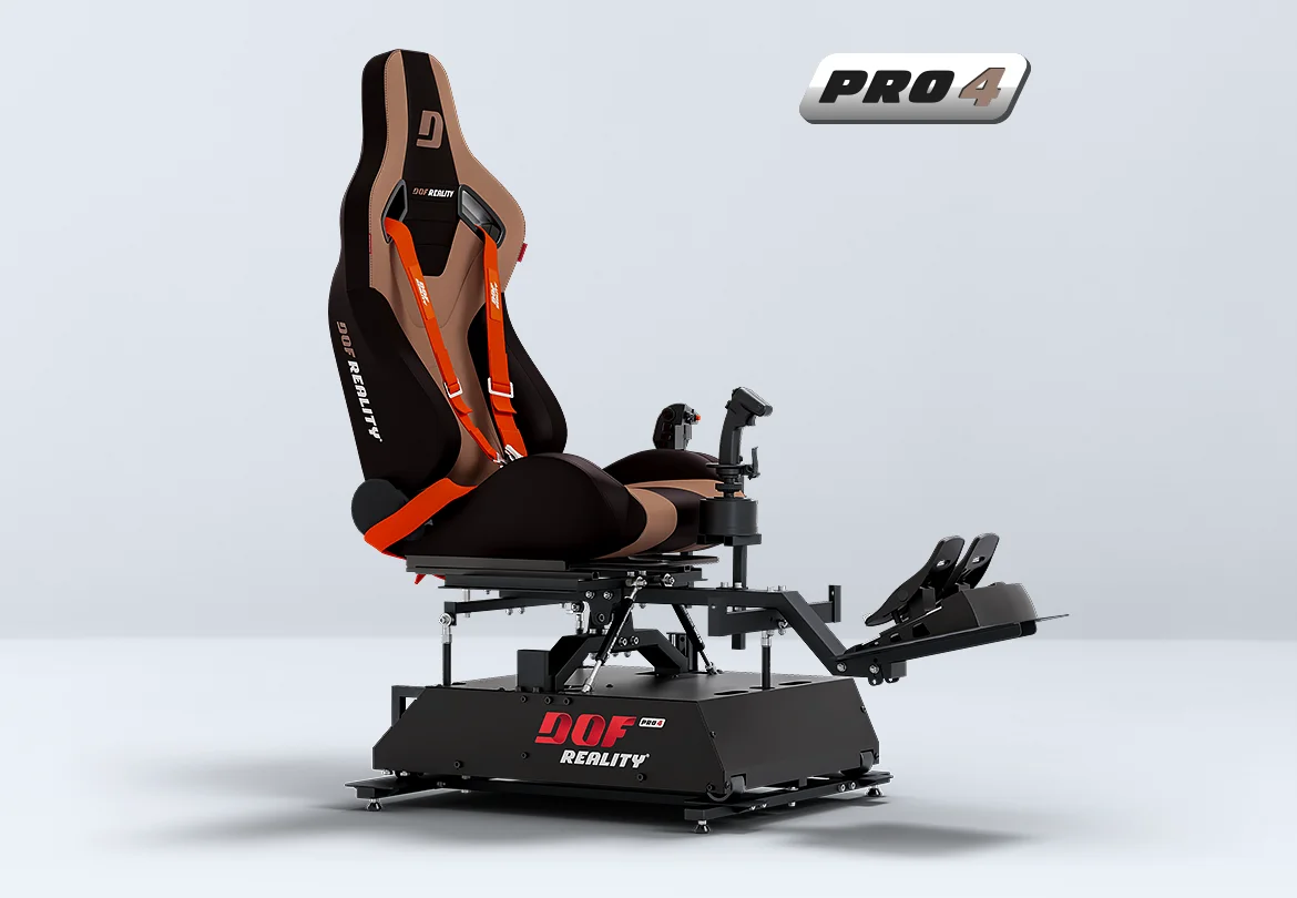 Motion Heli Cockpit - 4-Axis PRO (P4) with SFU and Xtra Smooth Gearing