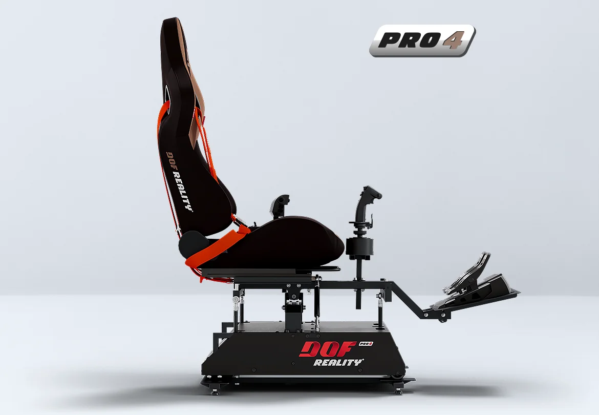 Motion Heli Cockpit - 4-Axis PRO (P4) with SFU and Xtra Smooth Gearing