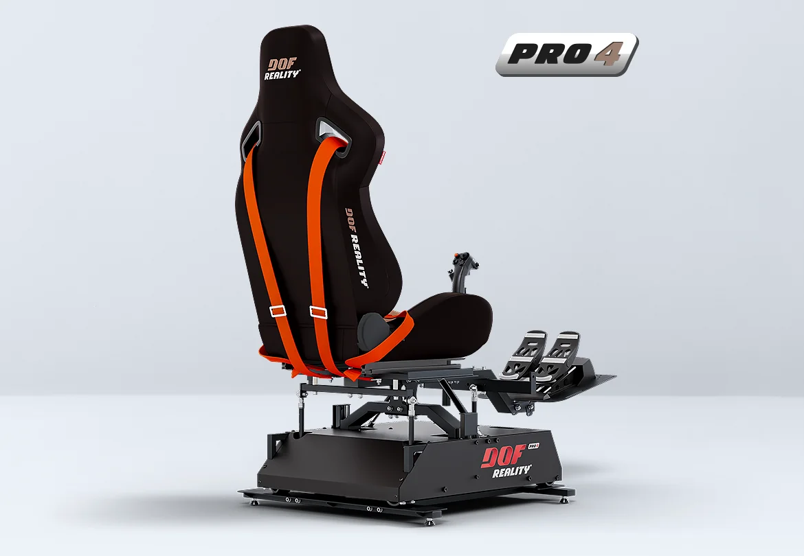 Motion Heli Cockpit - 4-Axis PRO (P4) with SFU and Xtra Smooth Gearing