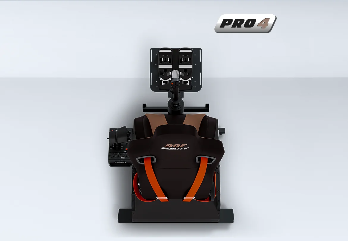 Motion Heli Cockpit - 4-Axis PRO (P4) with SFU and Xtra Smooth Gearing