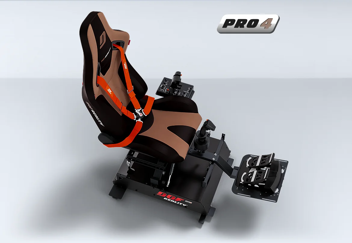 Motion Heli Cockpit - 4-Axis PRO (P4) with SFU and Xtra Smooth Gearing