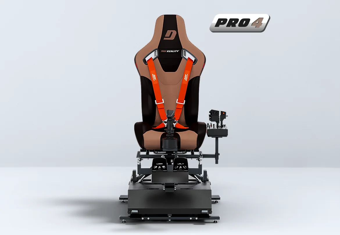 Motion Heli Cockpit - 4-Axis PRO (P4) with SFU and Xtra Smooth Gearing