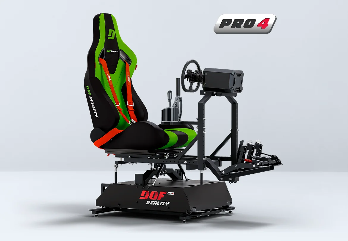 Motion Racing Rig - 4-Axis PRO (P4) with SFU and Xtra Smooth Gearing