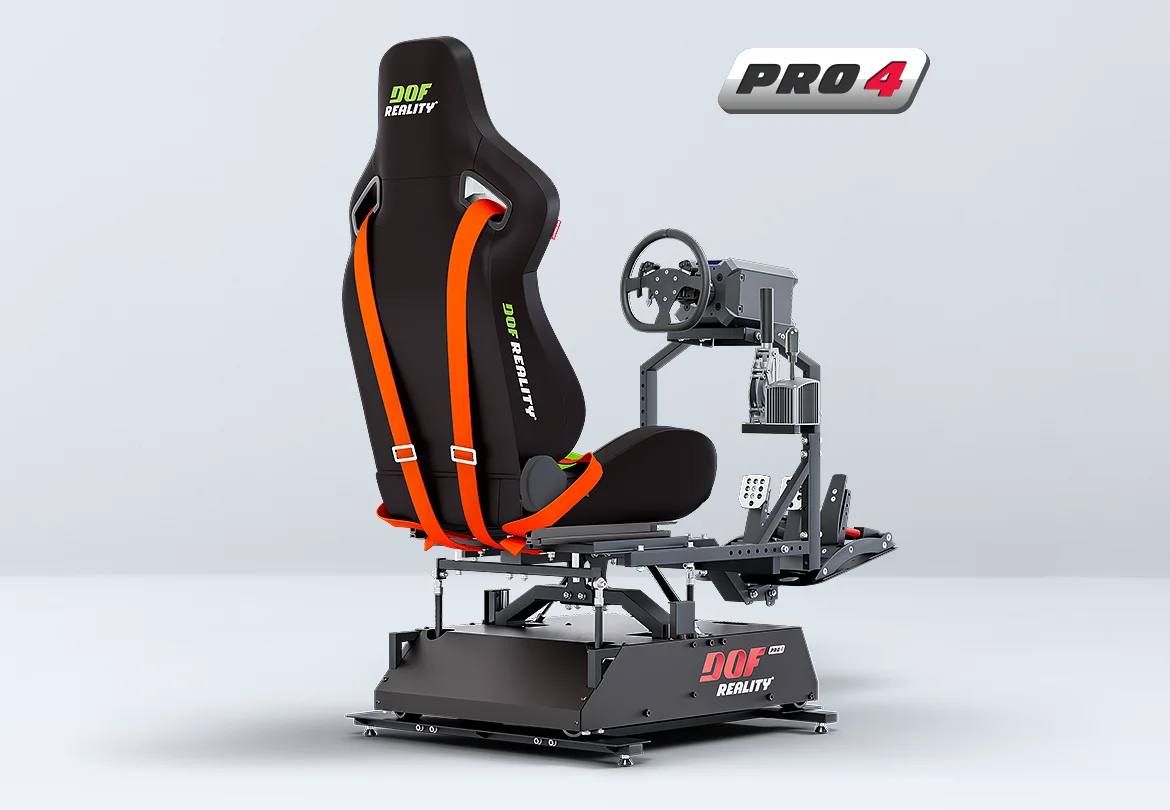 Motion Racing Rig - 4-Axis PRO (P4) with SFU and Xtra Smooth Gearing