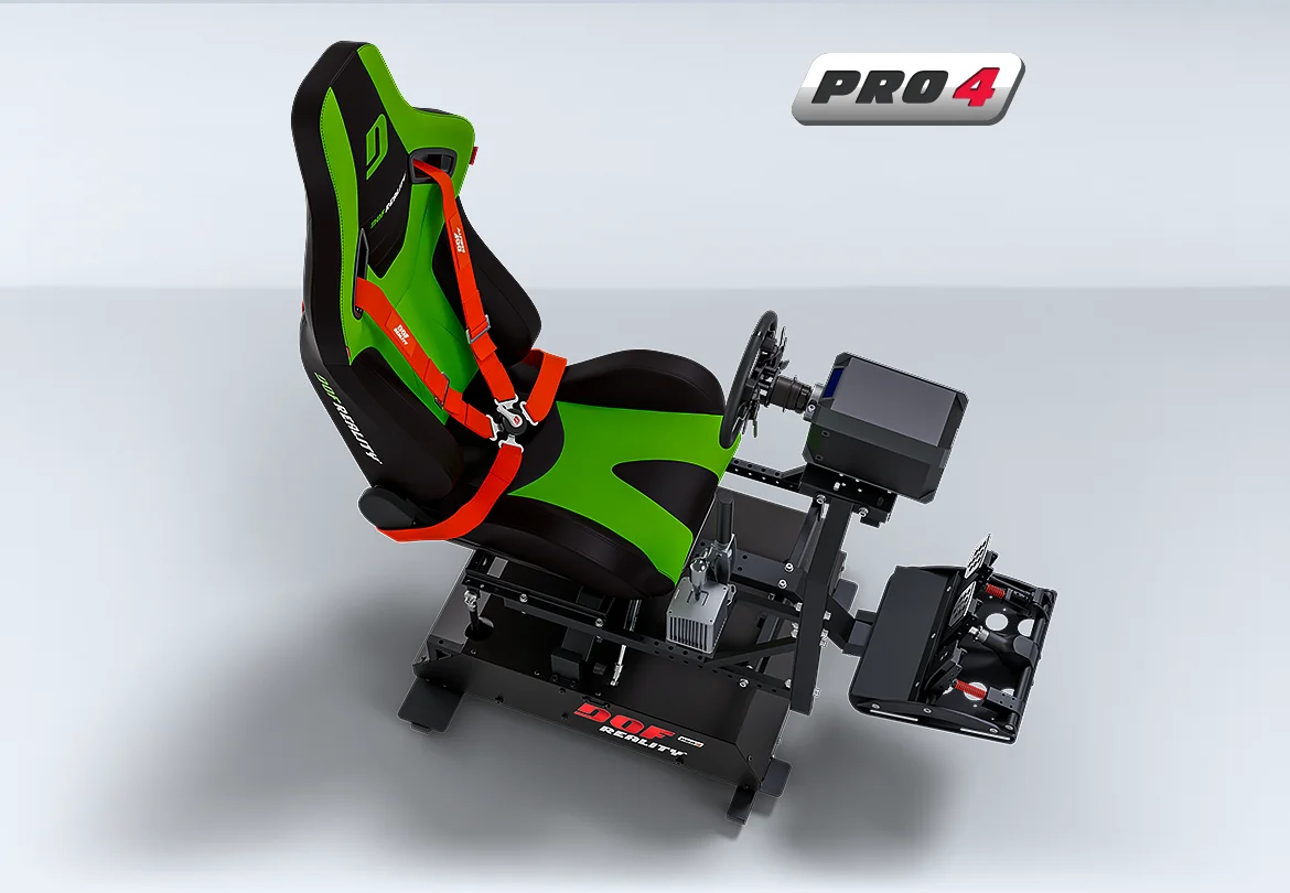 Motion Racing Rig - 4-Axis PRO (P4) with SFU and Xtra Smooth Gearing